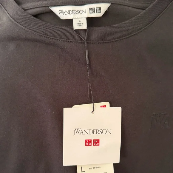 Black Asymmetrical Top - JW Anderson /Uniqlo - Picture 4 of 6